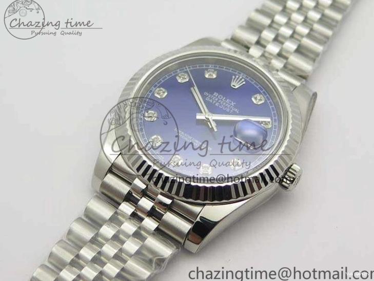 DateJust Noob Dial Best 1:1 Blue SS Jubilee On Diamond 228238 A3235 Edition Bracelet 0122